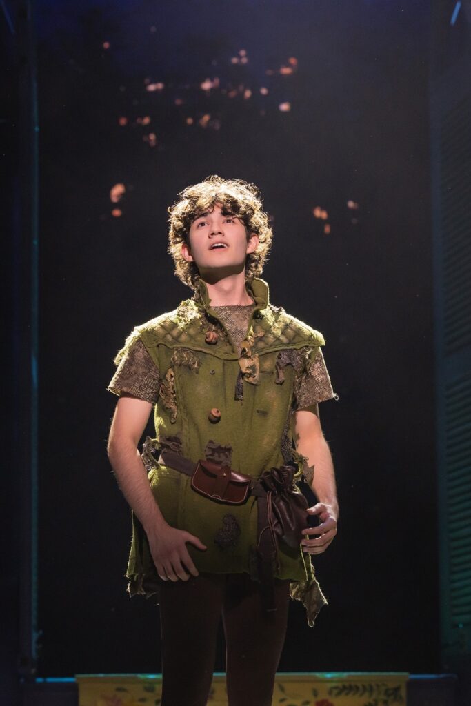 "Peter Pan" - Neverland - Nolan Almeida as "Peter Pan" - Photo by Matthew Murphy.