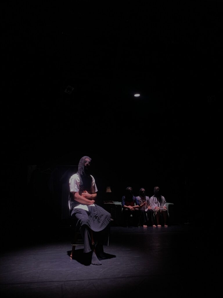 Tobias Echeverria, Orlando Agawin, Krystal Masteller, Jen Lacy in "Circle of 5ths" by hasten dance (Chelesea Roquero and Krystal Masteller) - Photo by Hannah Roquero.