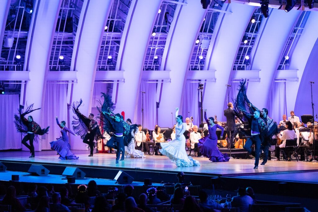 Symphonic Tango & Flamenco - Flamenco Vivo Carlota Santana with LA Philharmonic in "Bolero" - Photo by Elizabeth Asher, provided courtesy of the LA Phil.
