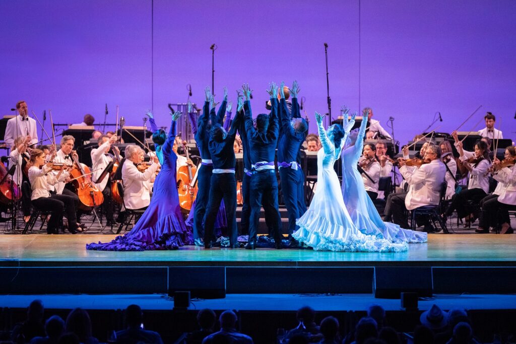 Symphonic Tango & Flamenco - Flamenco Vivo Carlota Santana with LA Philharmonic in "Bolero" - Photo by Elizabeth Asher, provided courtesy of the LA Phil.