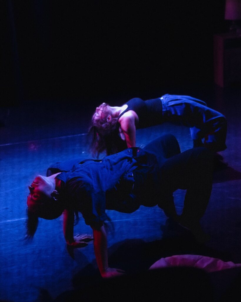 Dani Burd and Savanna Rae in "Closer To..." by Dani Burd - Photo by Madison Stonefield.