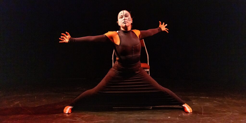 MixMatch Festival - Mar Lopez Tovar in her solo Guernica - Photo by Skye Schmidt Varga.
