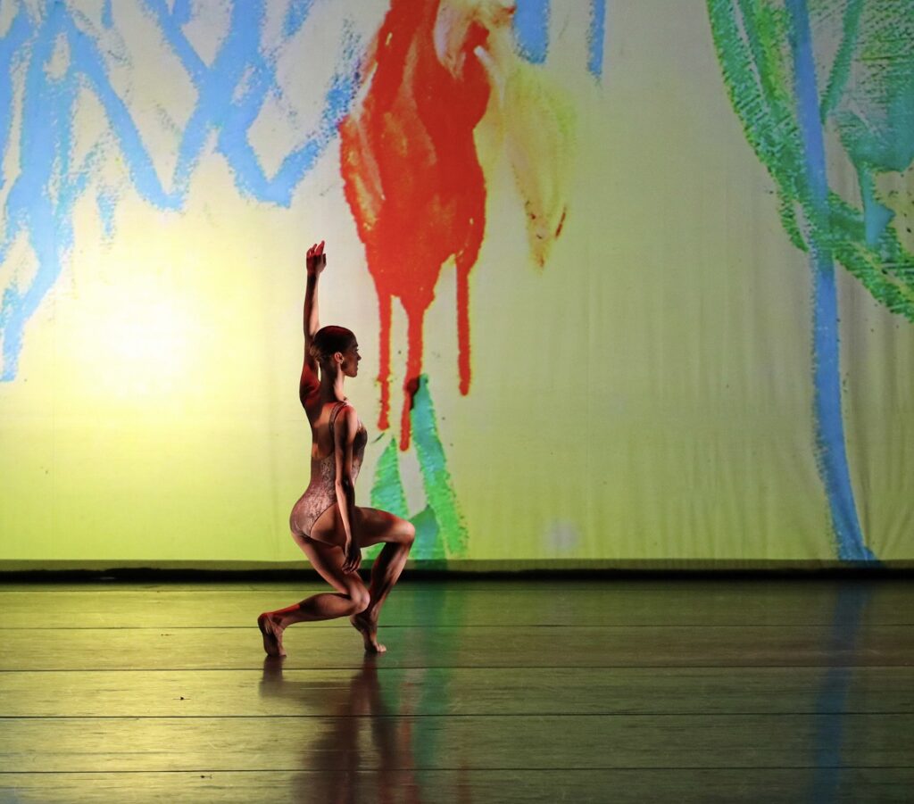 Tetyana Martyanova in Raiford Rogers' "Glassworks" - Photo by A. Trelease.