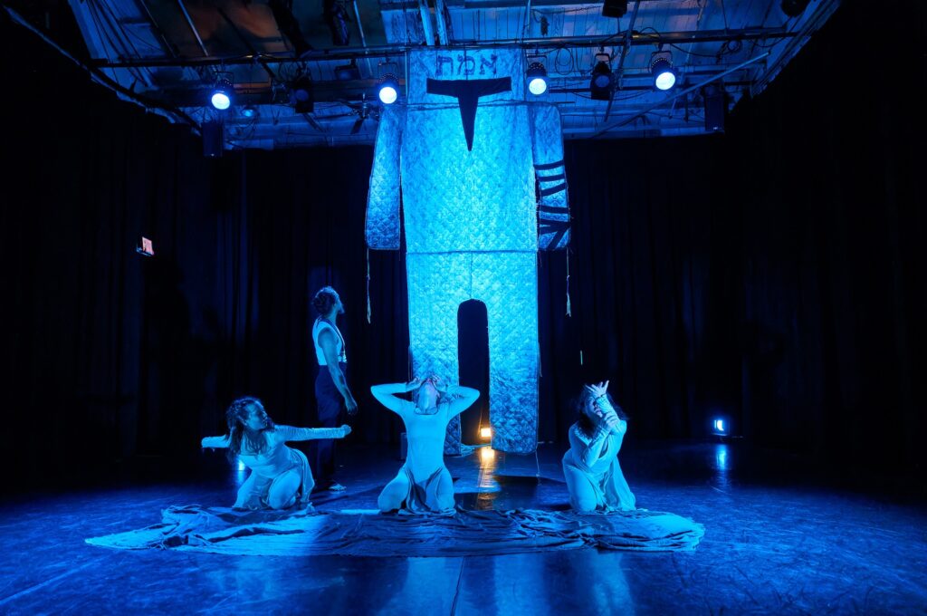 Abby Chuah, Mizuki Sako, Lydia McDonald and Ryan Howard in "Der Golem" by Shenandoah Harris - Photo by George Simian.