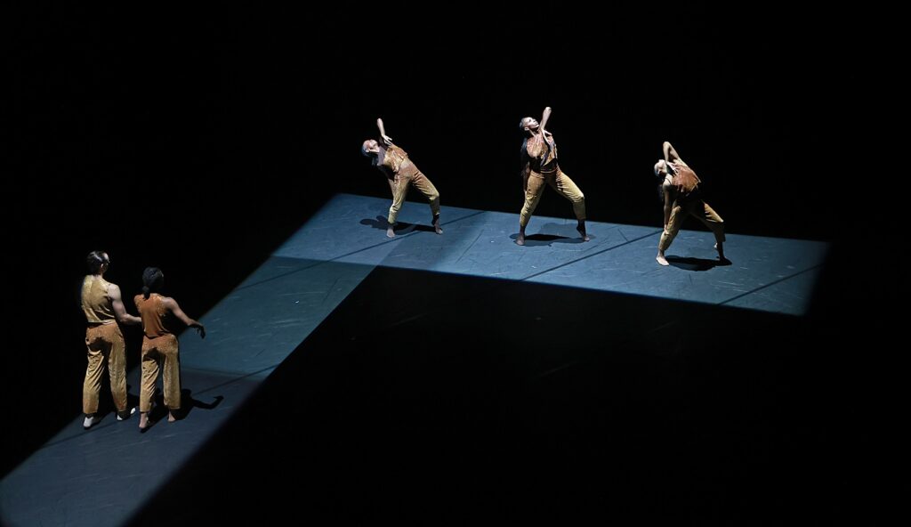 Hubbard Street Dance Chicago in "Into Being" choreography by FLOCK - Musco Center Photo by Karen Tapia.