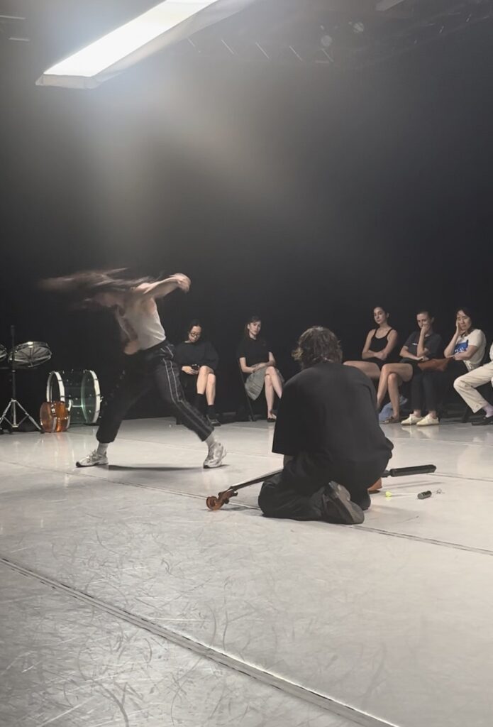 (L-R) Jobel Medina and Elliott Sellers in IMMDED IMMGEWD - Screenshot courtesy of the artists.