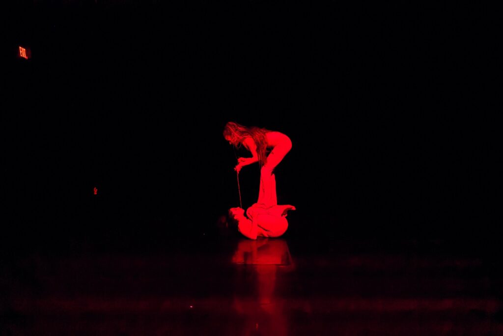 Celeste Kennington and Macy Perry in "Liar Mane" by Stevie Lamblin - Photo by George Simian.