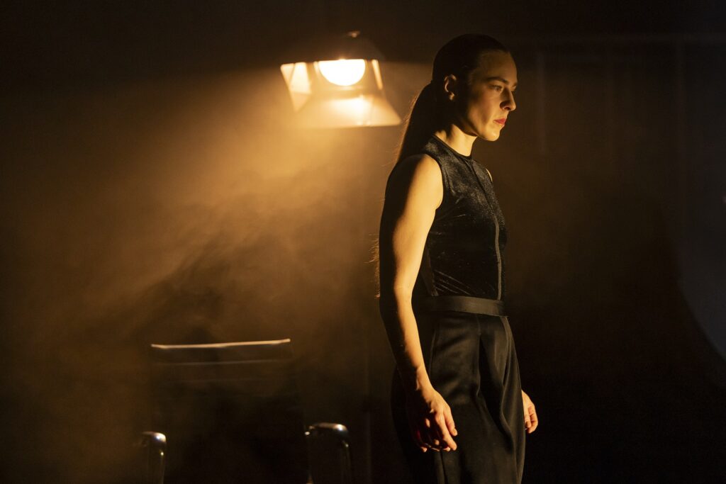 Jenn Freeman in "Is It Thursday Yet?" - Photo by Matthew Murphy.