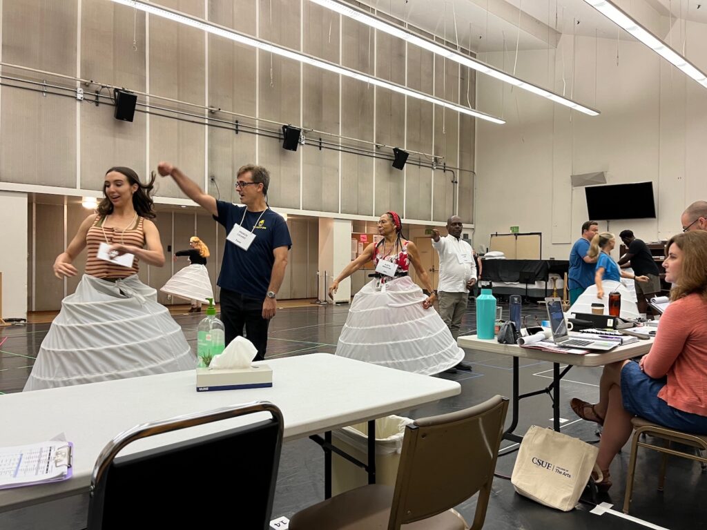 LA Opera in rehearsal for "Romeo and Juliet" - Photo courtesy of the artists.