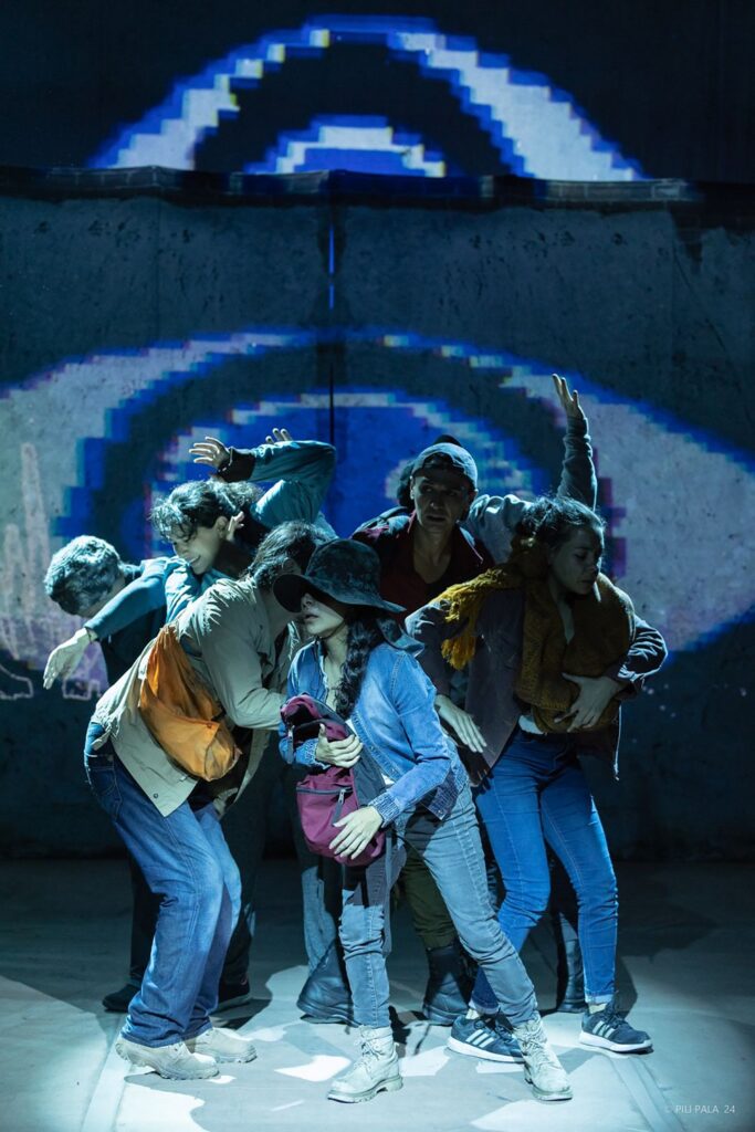 The Ensemble in A Girl Grows Wings - Photo by Pili Pala.