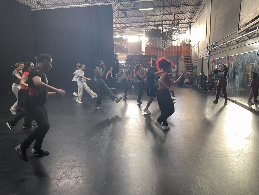 Women In Dance - Ephrat Asherie leads a workshop - Photo courtesy of WID.