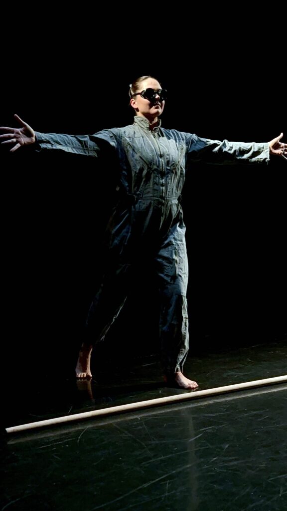 Isabel Van Zijl in Rudy Perez Retrospective - Photo by Patrick Kennelly.