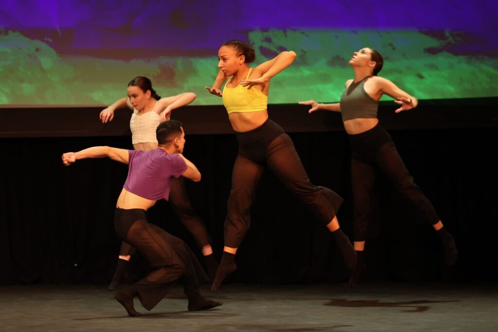 Awe and Wonder - Rebecca Aguilar, Alexandria aige Amstutz, Robert Huerta, Anna Kazwell, Allyssa Milligan in Maya by Donna Sternberg - Photo by Sarah Catania.