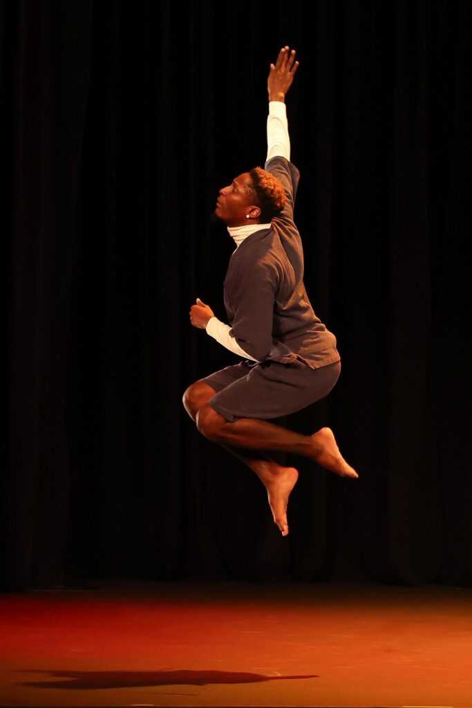 Awe and Wonder -Tai White in his "Clean Energy?" - Photo by Sarah Catania.