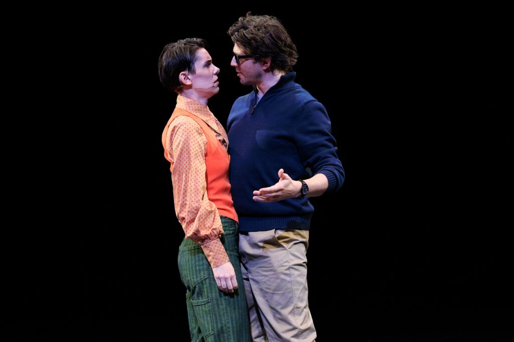 Week Two of REDCAT NOW Festival 2024 - Sophia Cleary, Joshua Kilcoyne in "Read The Room" by Sophia Cleary - Photo by Angel Origgi.