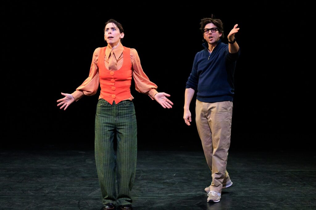 Week Two of REDCAT NOW Festival 2024 - Sophia Cleary, Joshua Kilcoyne in "Read The Room" by Sophia Cleary - Photo by Angel Origgi.