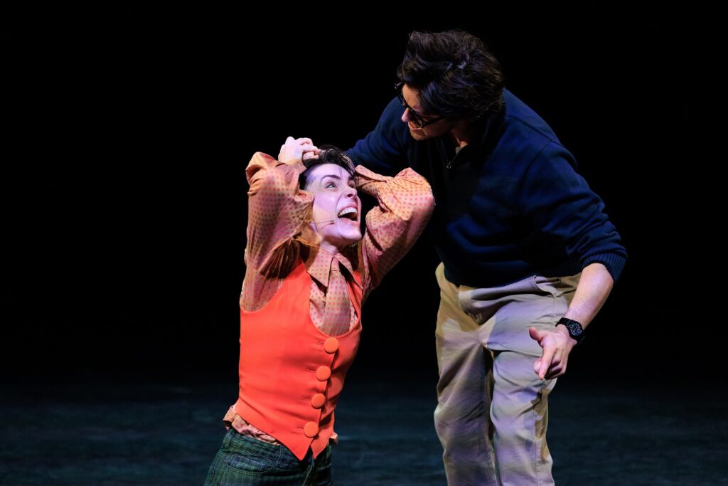 Week Two of REDCAT NOW Festival 2024 - Sophia Cleary, Joshua Kilcoyne in "Read The Room" by Sophia Cleary - Photo by Angel Origgi.