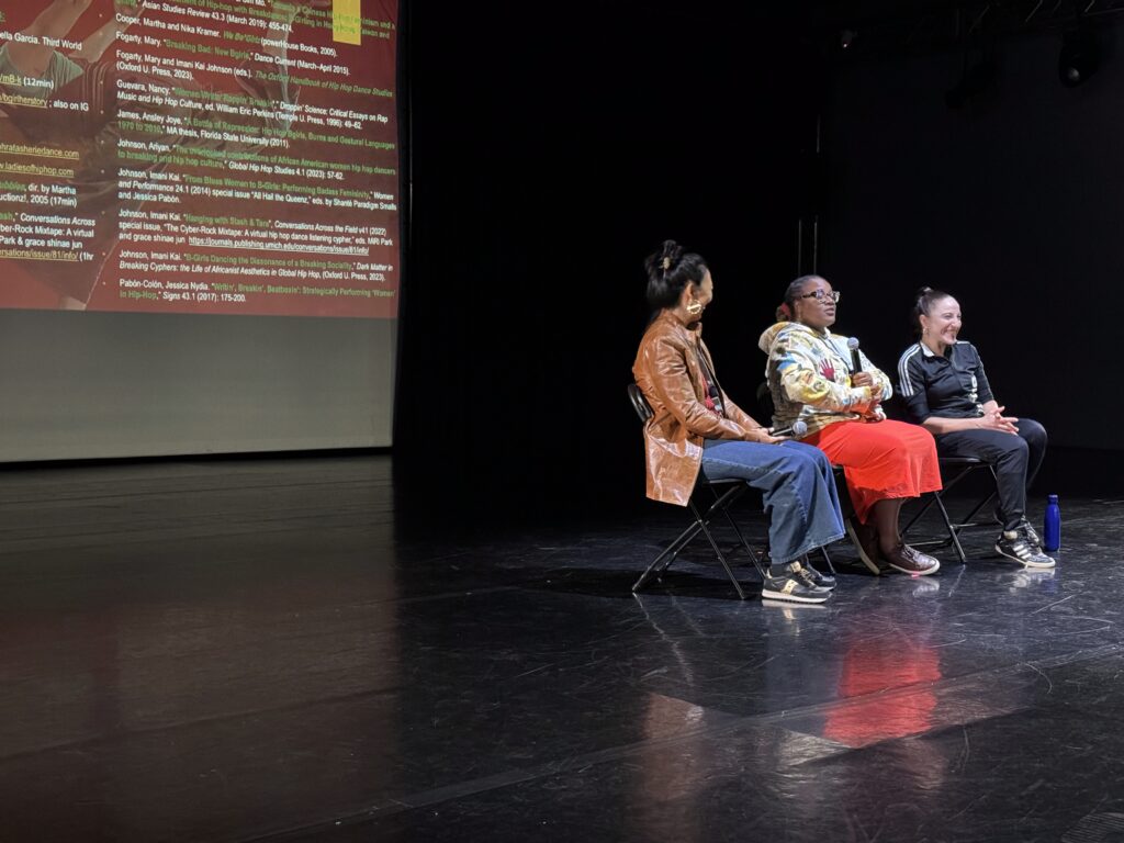 Grace Shinhae Jun, Dr. Imani Kai Johnson, and Ephrat Asherie - Photo courtesy of WID.