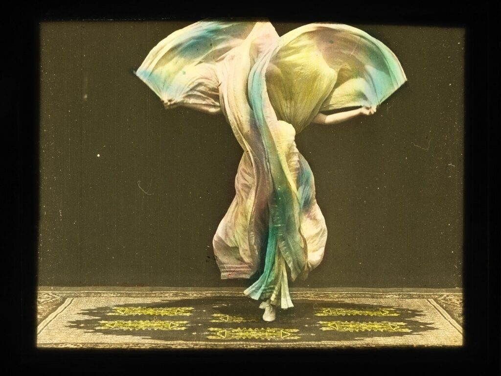 Annabelle Moore - Serpentine dancer - Photo courtesy of Foundry Communications.