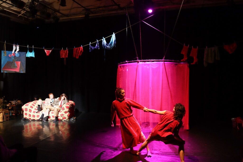 (L-R) Jen Lacy, Cacia LeCount, Bella Allen, Jane Zogbi in "Lovers Piece" Directed by Mandolin Burns and Max Martin Mandolin - Photo by McCall Olsen.