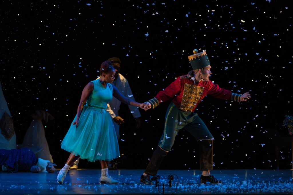 Dorrance Dance: "Nutcracker Suite"- (L-R) Gisele Silva, Veronica Simpson - Photo by Luis Luque, Luque Photography.