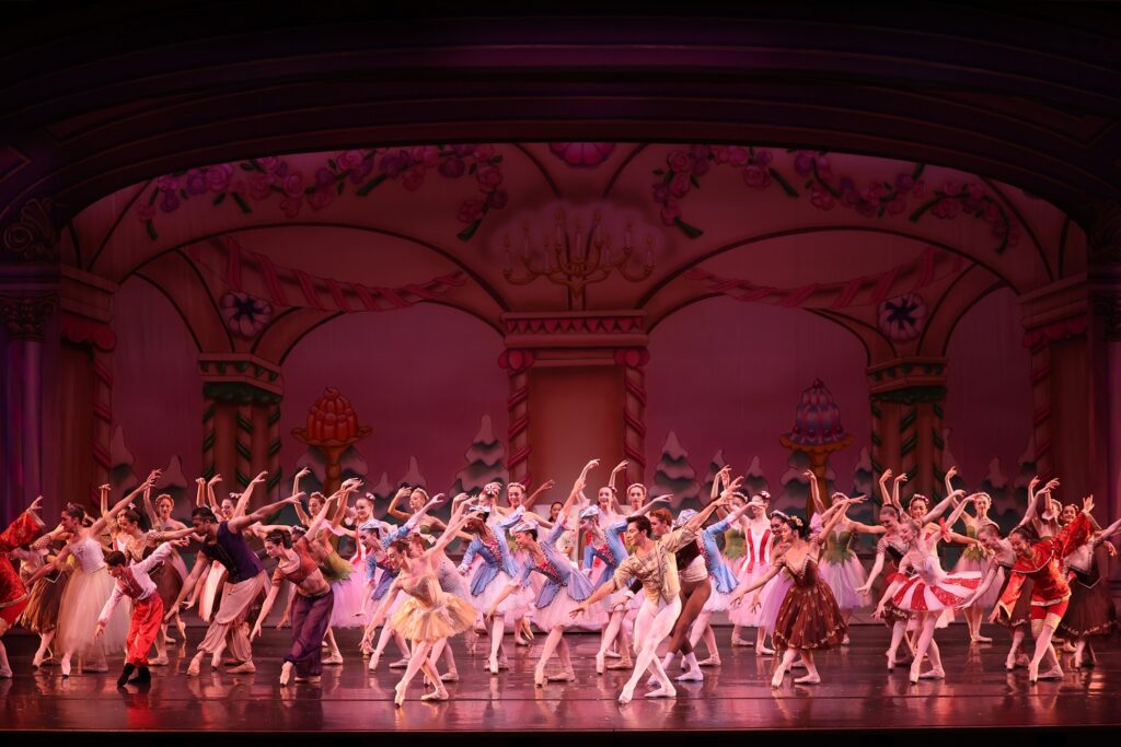 Westside Ballet - "The Nutcracker" - Roman Mejia and Tiler Peck as Sugar Plum Fairy and her Cavalier- Photo by Sarah Madison Photography.