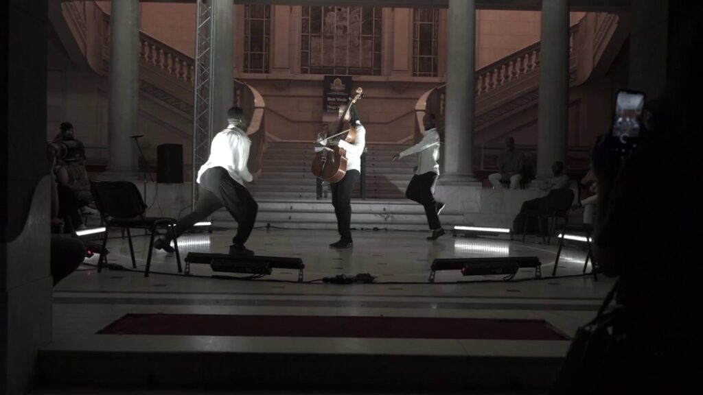 "The Land We Carry" by Gregory Maqoma - Screenshot courtesy of CAP UCLA.