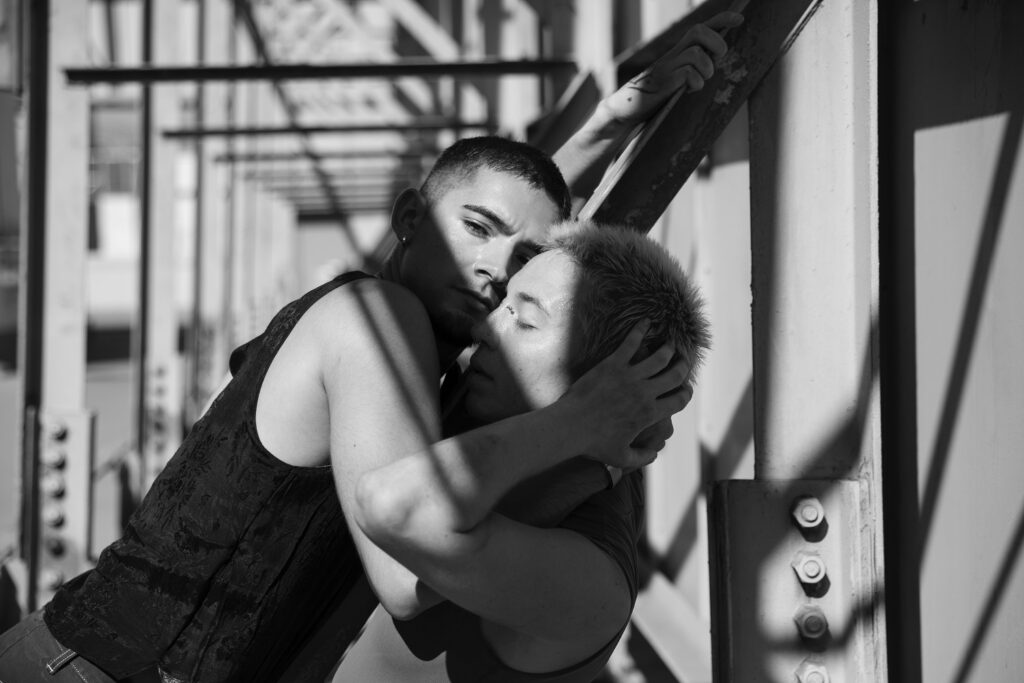 (L-R) Alejandro Perez and Gretchen Ackerman - Promotional Photo for "Oasis" by Ale Carmona.