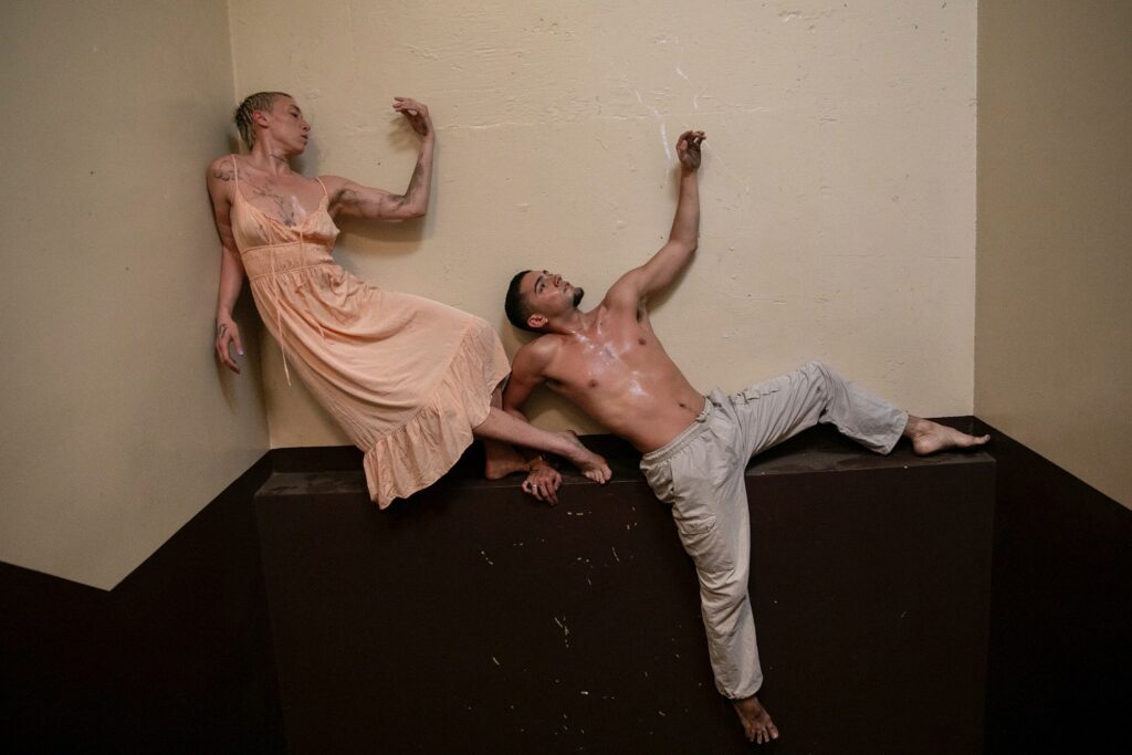 (L-R) Gretchen Ackerman and Alejandro Perez - Promotional Photo for "Oasis" by Ale Carmona.