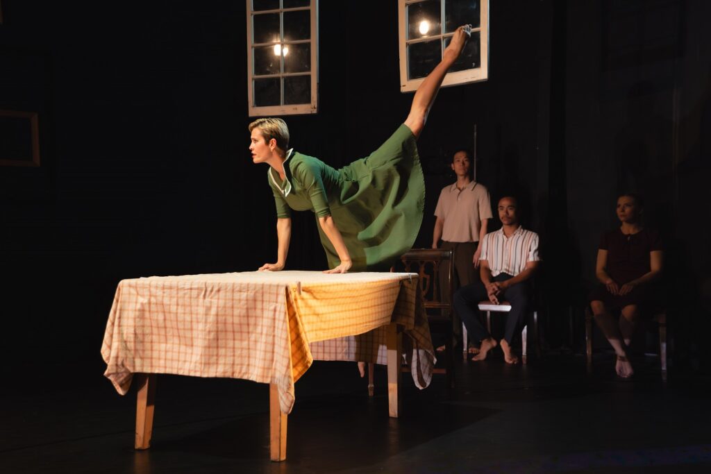 Boroka Nagy and cast members of "HOME" - Photo by Skye Schmidt Vaga.