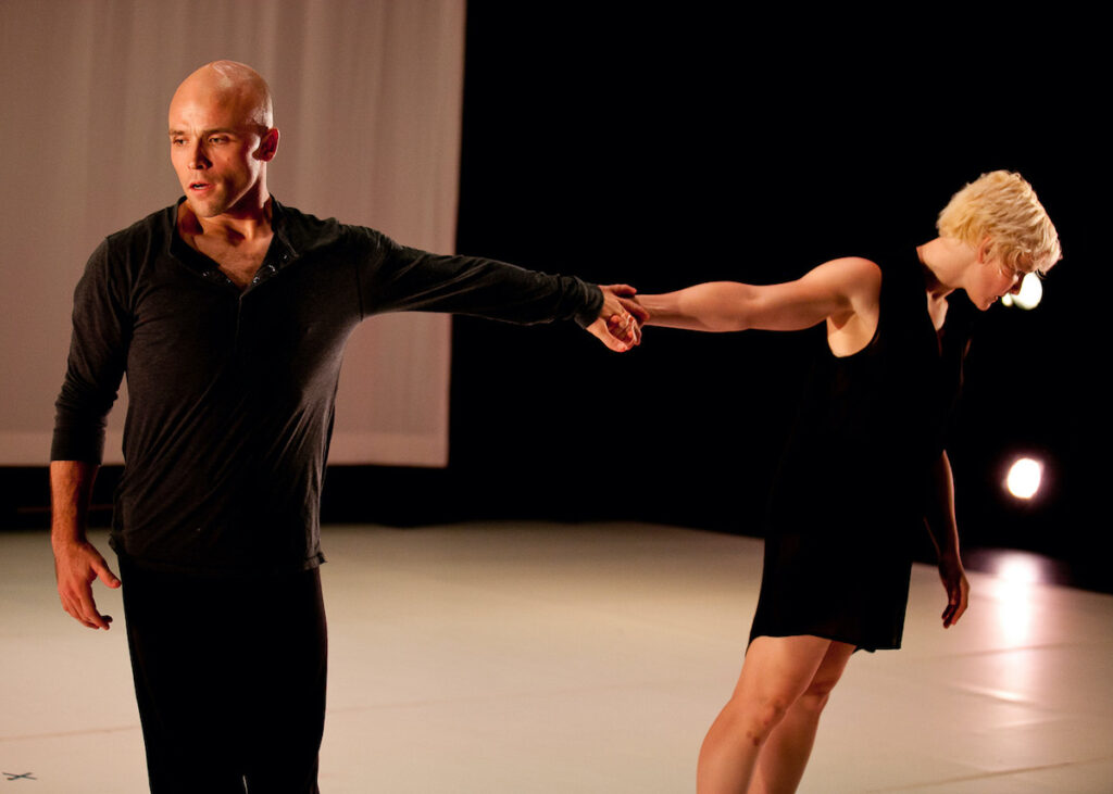 (L-R) Charlie Hodges, Kate Hutter Mason - Photo by Sara Krulwich.