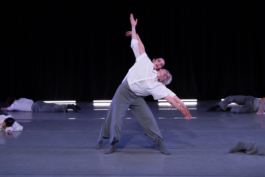 Laurie Sefton Creates - cast of "Choose the Face that best describes how you’re feeling", choreography by Laurie Sefton - Photo by Denise Leitner.