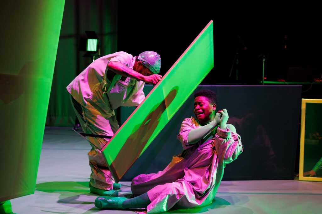 "[siccer]" by Will Rawls - Photo by Angel Origgi, REDCAT.