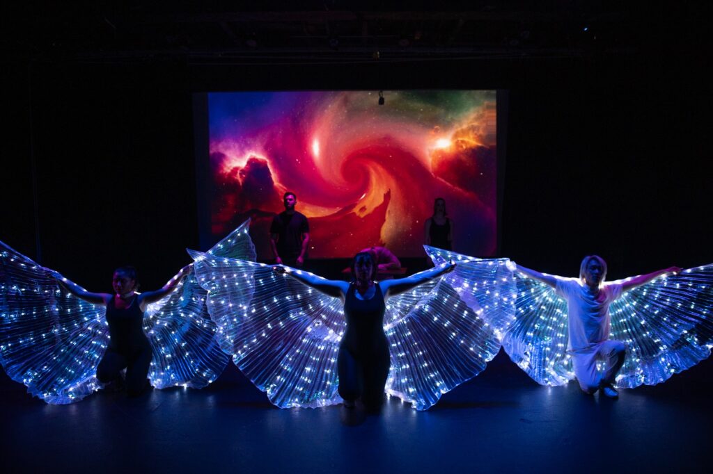 Winged Dancers in Adanza's "Show Me Your Dreams" - Photo by Isaak Berliner Photography.