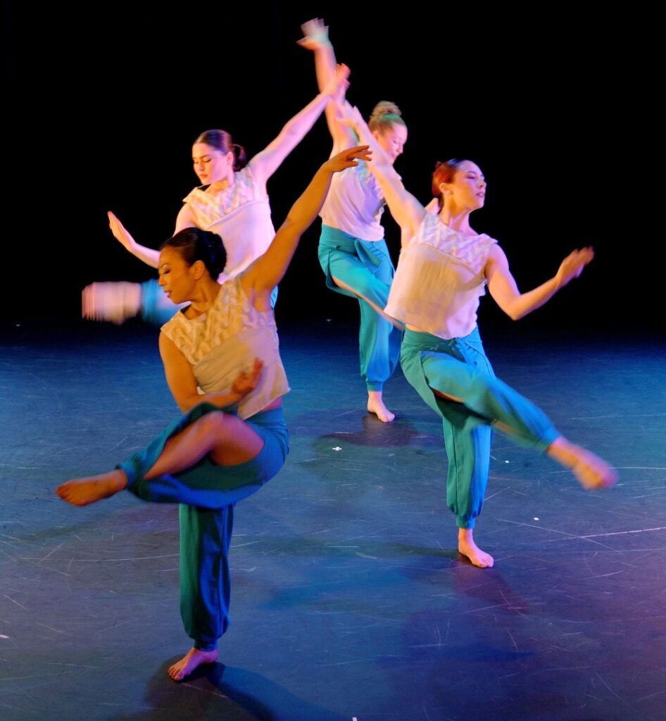 "Griot Songs" – Dancers Sarah Chan, Dalya Modlin, Emily Wallace, and Dakota Merritt - Screenshot by Dean Wallraff