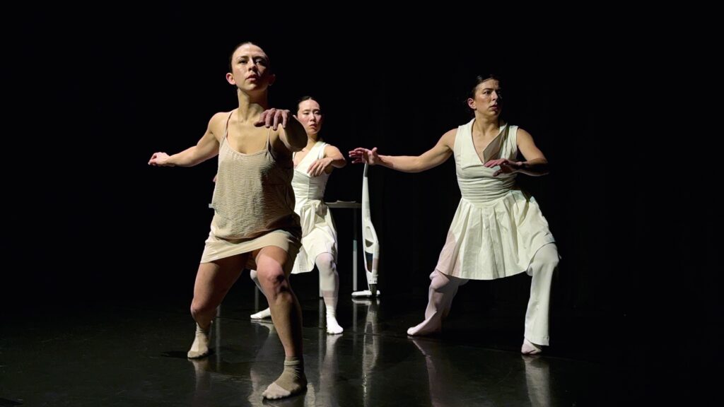 Alyssa Allen, Bella Allen, and Anne Kim in "XX" by Sophia Oddi - Photo by Patrick Kennelly.