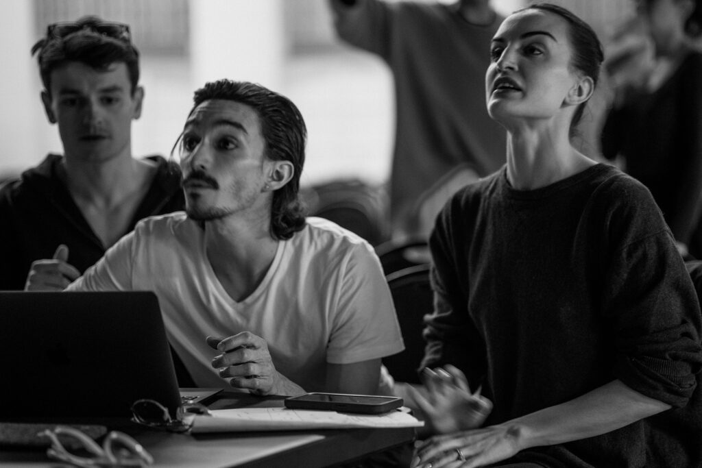 Joy Womack in rehearsal - Photo by Masha Kulch.