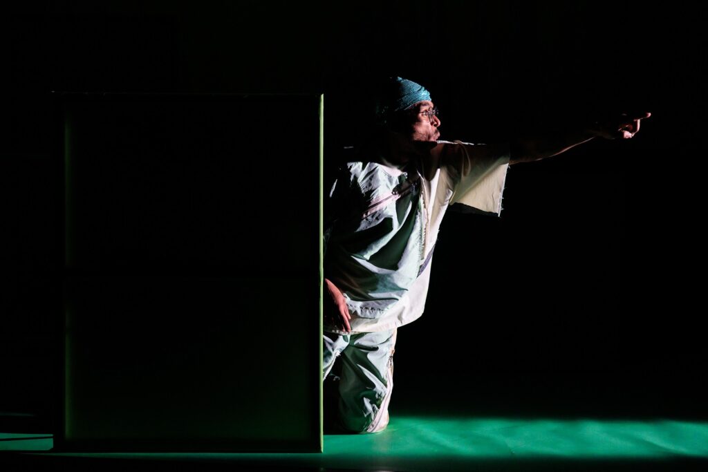 "[siccer]" by Will Rawls - Photo by Angel Origgi, REDCAT.