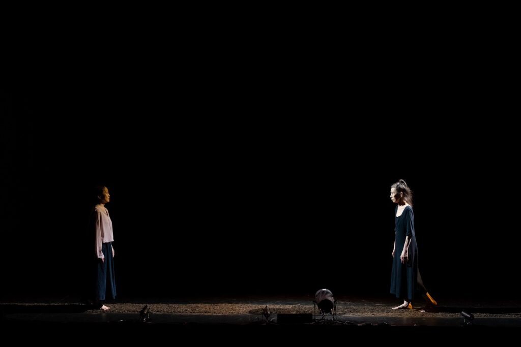 CAP UCLA - Wen Hui and Eiko Otake in :What is War" - Photo by Jason Williams