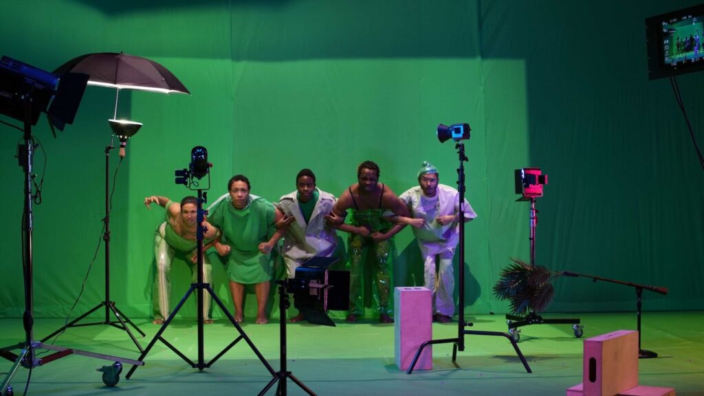 Cast of "[siccer]" by Will Rawls - Photo by Angel Origgi, REDCAT.