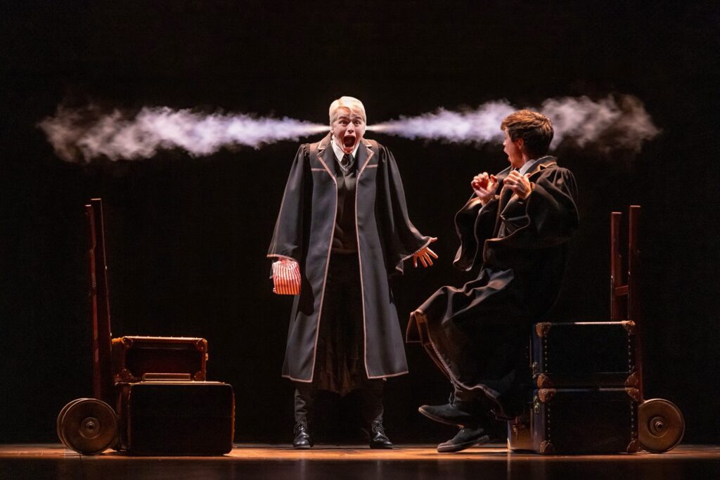 Harry Potter and the Cursed Child North American Tou- (l-r) Aidan Close as Scorpius Malfoy and Emmet Smith as Albus Potter - Photo by Matthew Murphy.