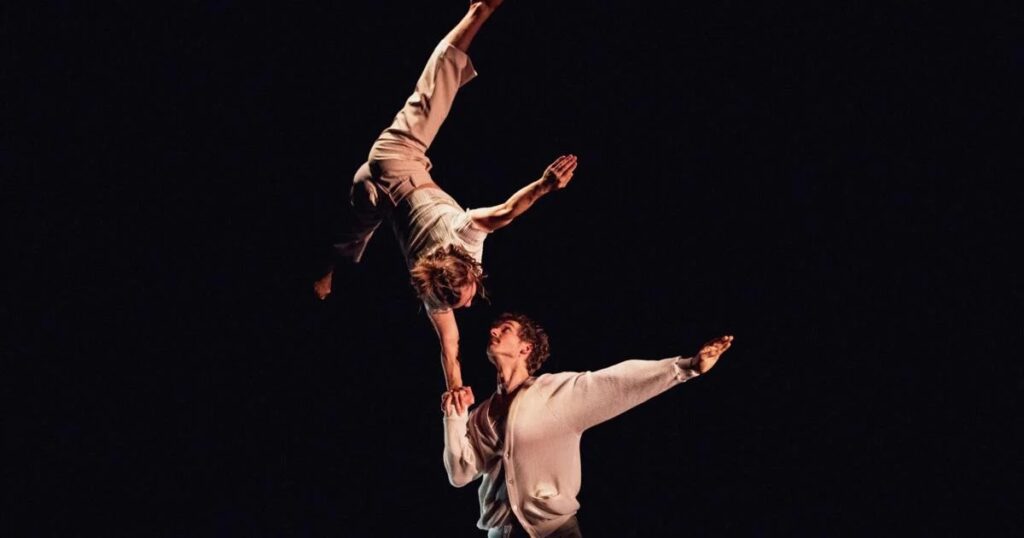 Agathe Bisserier and Adrien Malette-Chénier in "N. Ormes" - Photo courtesy of TRK.