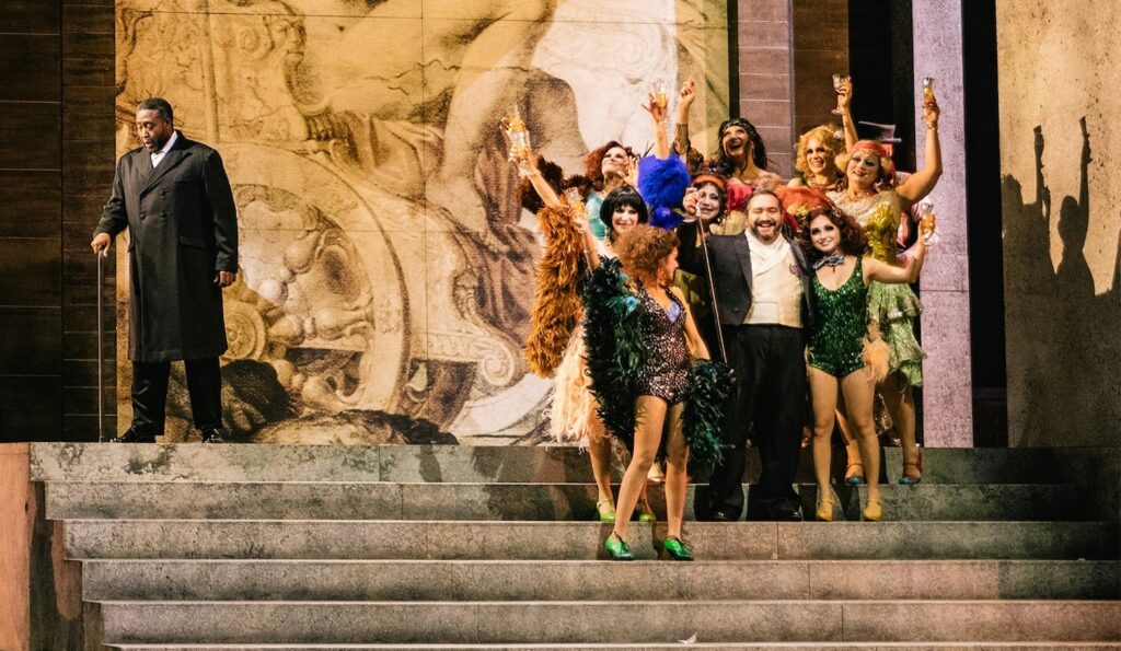 LA Opera’s "Rigoletto" - Photo by Kyle Flubacker.