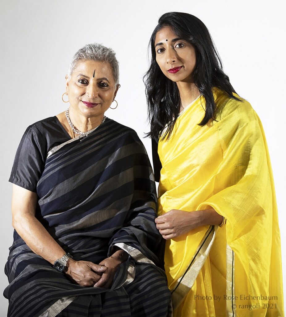 Malathi Iyengar and her daughter Lakshmi Iyengar - Photo by Rose Eichenbaum.