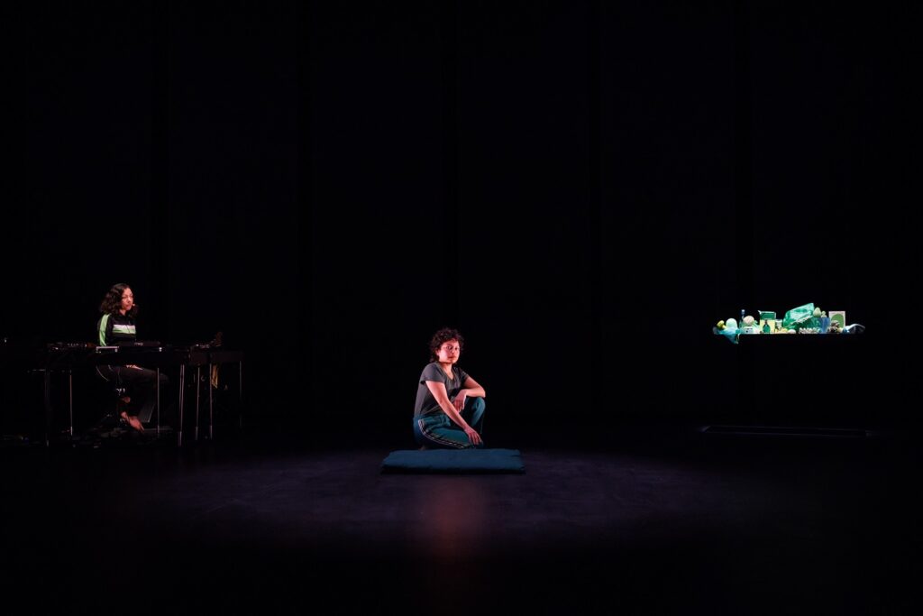 Mariana Valencia. Jacklean (in rehearsal). 2025. With music by Jazmin "Jazzy" Romero, performed in the Marie-Josée and Henry Kravis Studio at The Museum of Modern Art - Photo by Maria Baranova.
