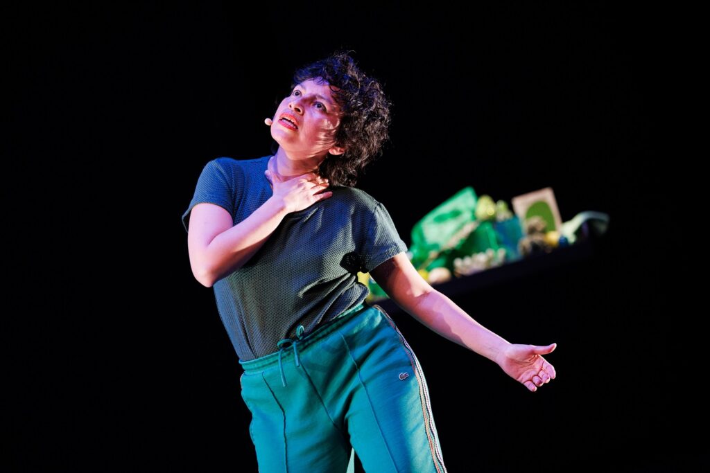 Mariana Valencia. Jacklean (in rehearsal). 2025. With music by Jazmin "Jazzy" Romero, performed in the Marie-Josée and Henry Kravis Studio at The Museum of Modern Art - Photo by Maria Baranova.