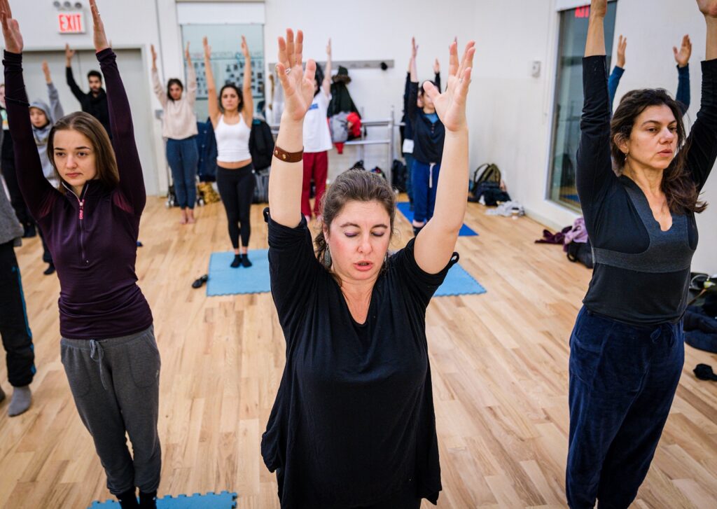 Anabella Lenzu leading class - Photo by Todd Carroll.