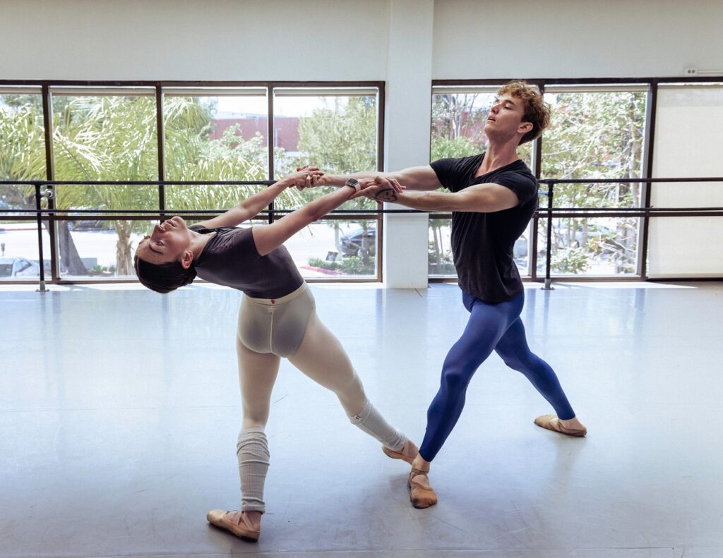 The Realm Company in rehearsal for "Phoenix Rising" choreography by Chasen Greenwood - Photo by Hannah Cox Photo.