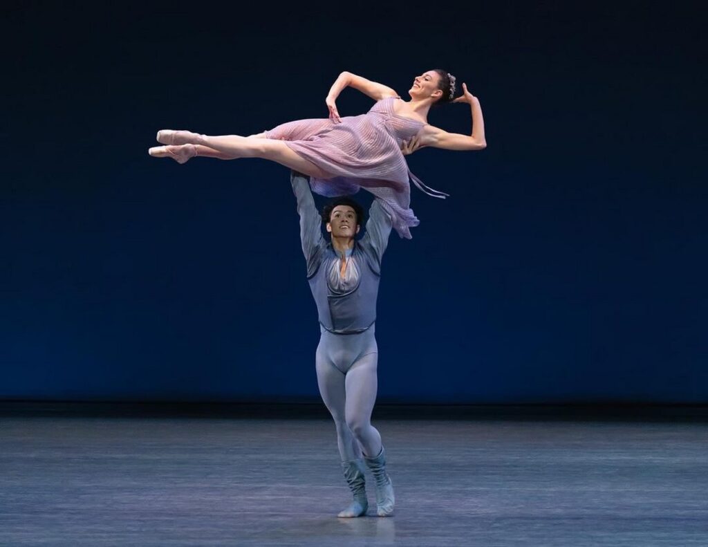 Tiler Peck and Roman Majia in Other Dances by Jerome Robbins - Photo by Erin Baiano for NYCB.