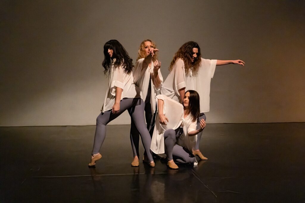 LADF 2025 - Janell Burgess, Maryanne David, Kiara Kinghorn, Cara Laughlin in "At A Glance" by Joey Doucette - Photo by Denise Leitner.